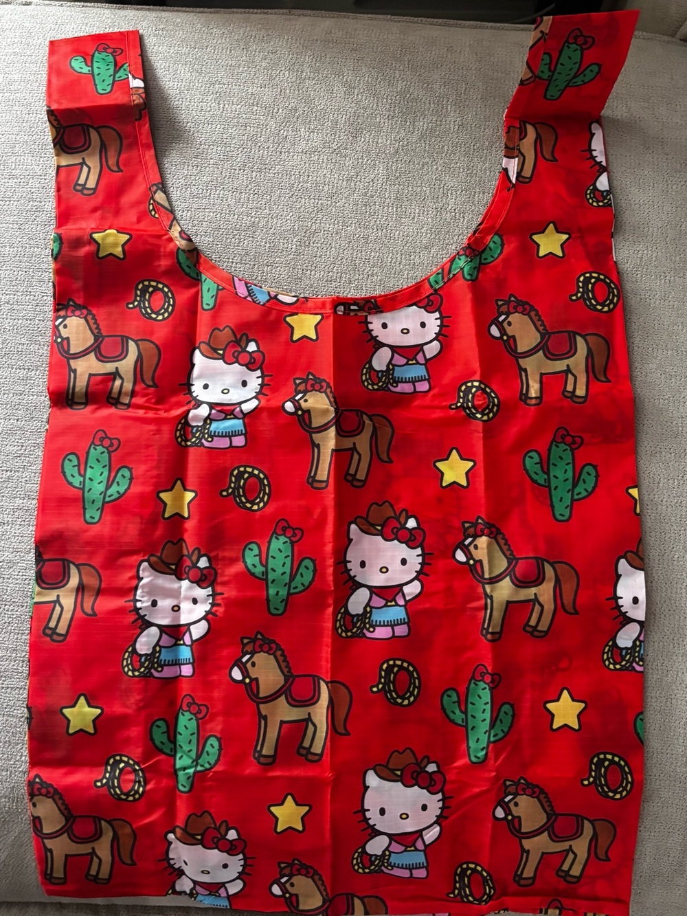 Baggu Standard Hello Kitty Western Red EUC-read description - Picture 3 of 3